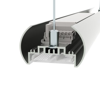 LED Profile with Lens for supermarket