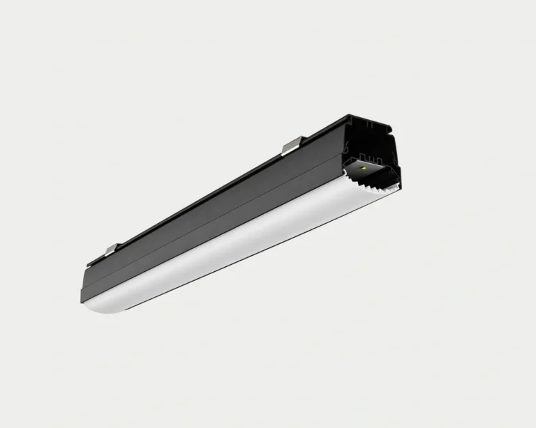 BCM03 aluminum linear lighting profile with a rounded diffuser
