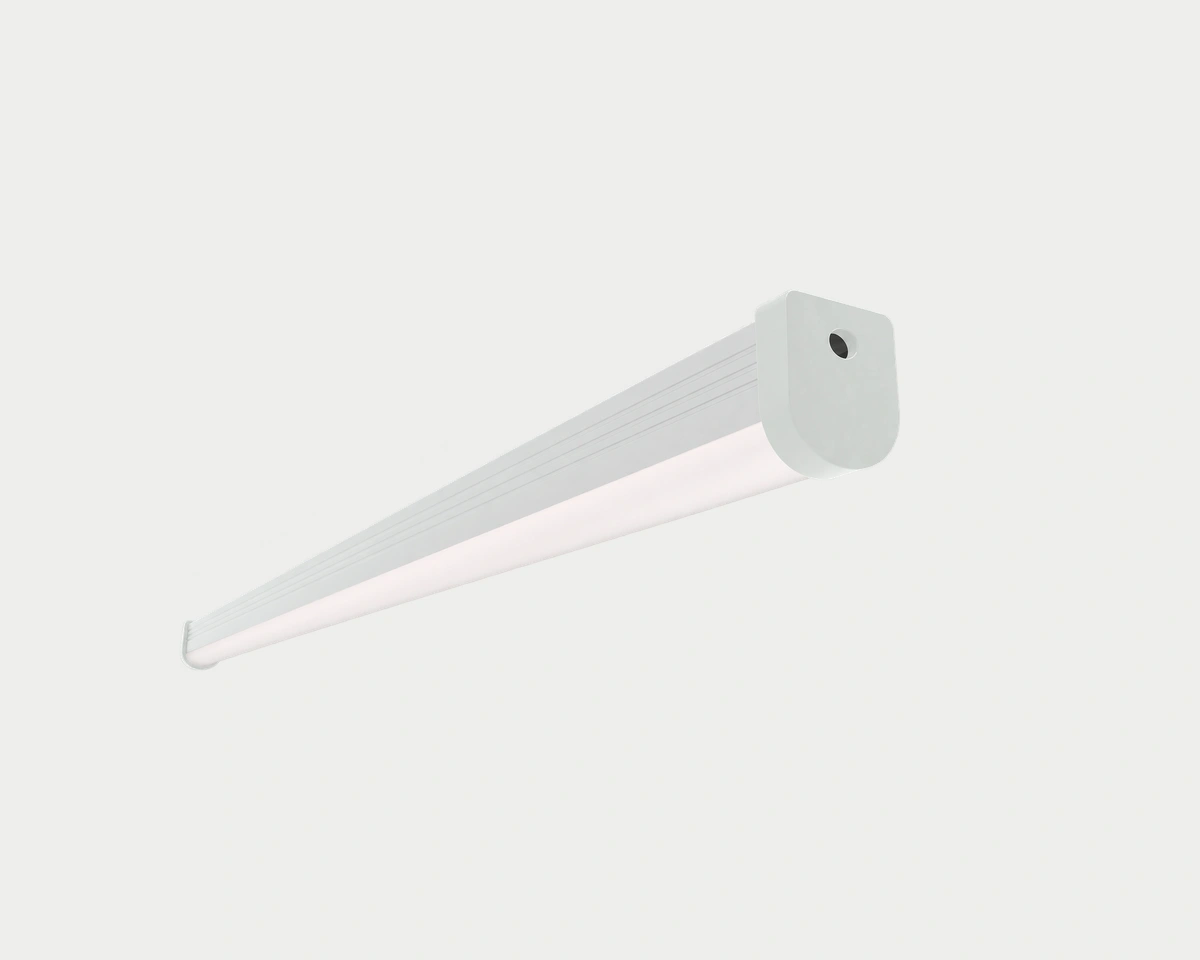 CMB aluminum linear lighting profile with a rounded diffuser