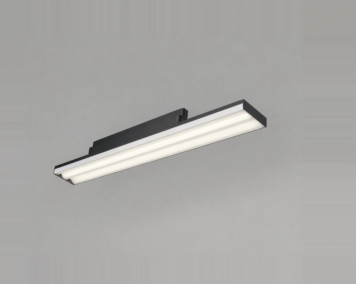 HSBC wide linear lighting profile with a multi-row light diffuser