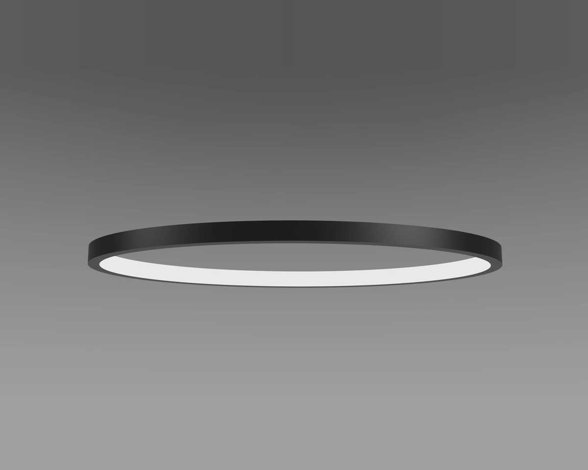 INLIT curved lighting product with illuminated diffuser